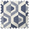 Gusta, Navy - Twist&Fit Roman Blind